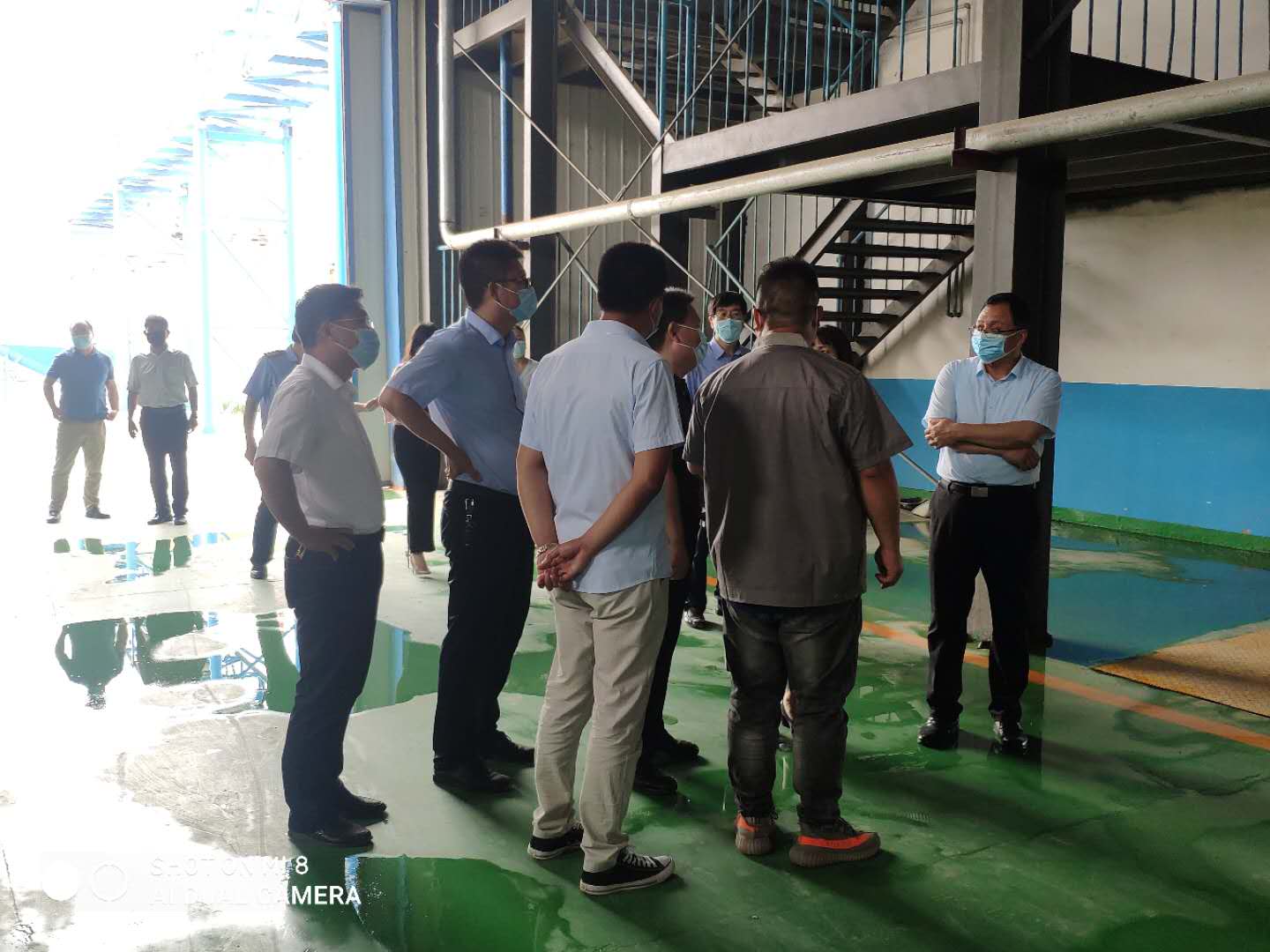 晉州經(jīng)濟(jì)技術(shù)開(kāi)發(fā)區(qū)來(lái)我廠參觀